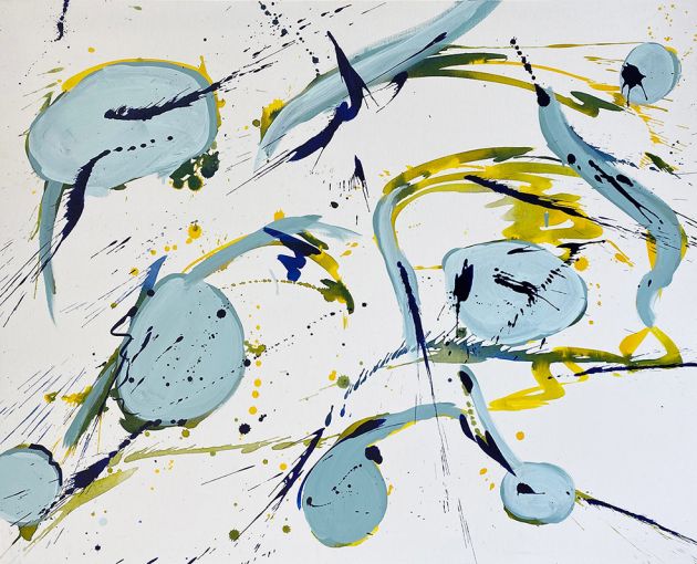 Christine Jackob-Marks | o.T. | 2017 | Acryl auf Leinwand | 80 x 100 cm