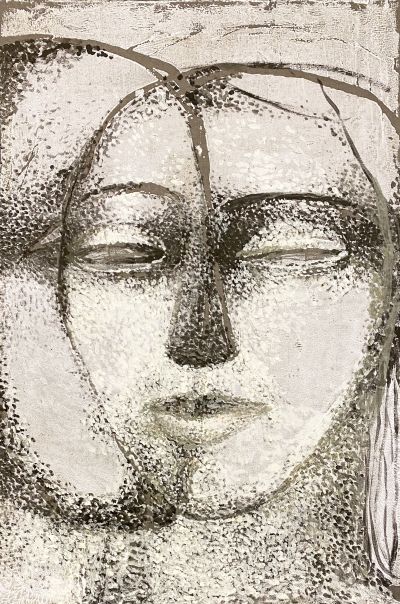 Vera Schwelgin | Paar | 2017/2020 | Mischtechnik | signiert, datiert u. betitelt