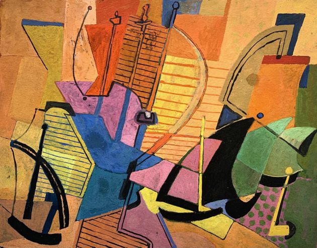 Curt Lahs | o.T. | 1920er Jahre | Tempera | 23,9 x 29,6 cm