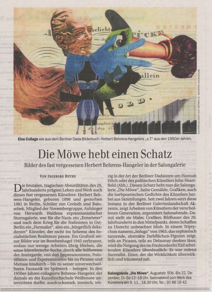Berliner Zeitung (Kulturkalender) vom 27.10.2016