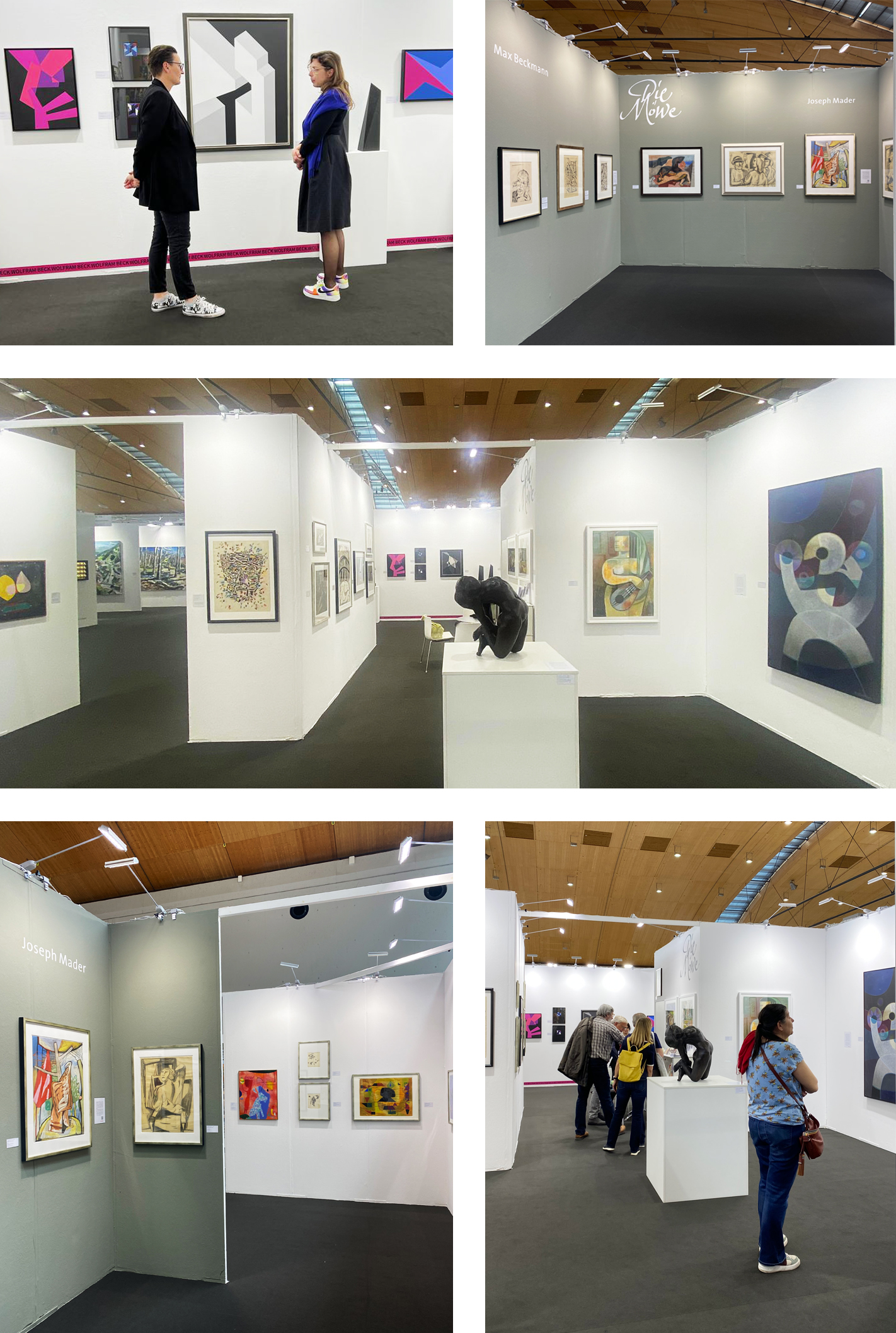 Impressions of our exhibition stand at the art KARLSRUHE